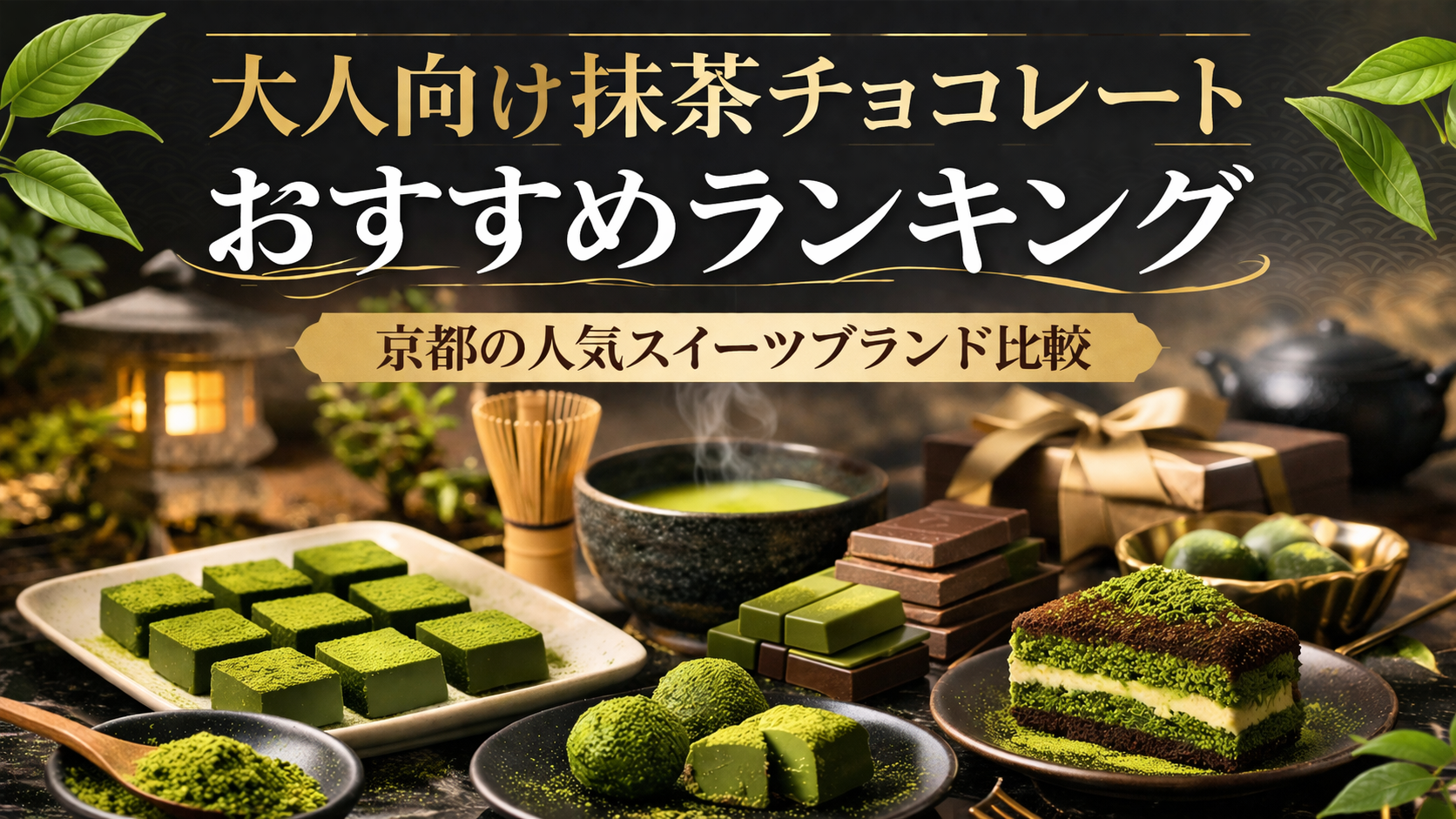 大人向け抹茶チョコレートおすすめランキング｜京都の人気スイーツブランド比較