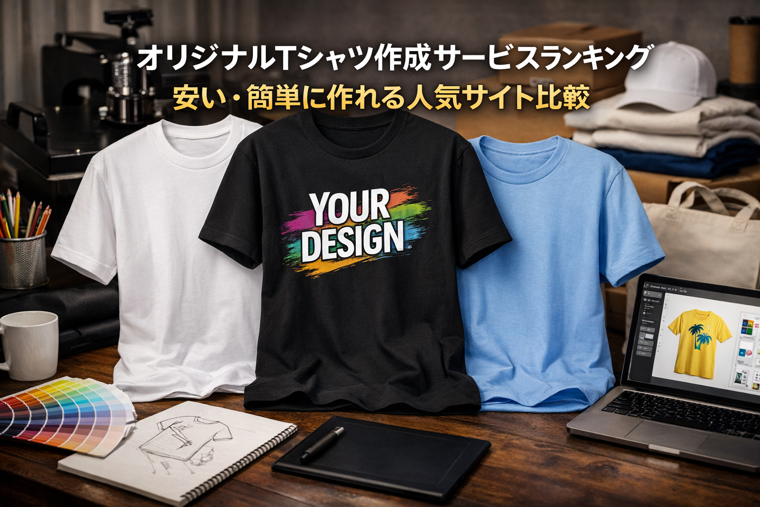 オリジナルTシャツ作成サービスランキング｜安い・簡単に作れる人気サイト比較