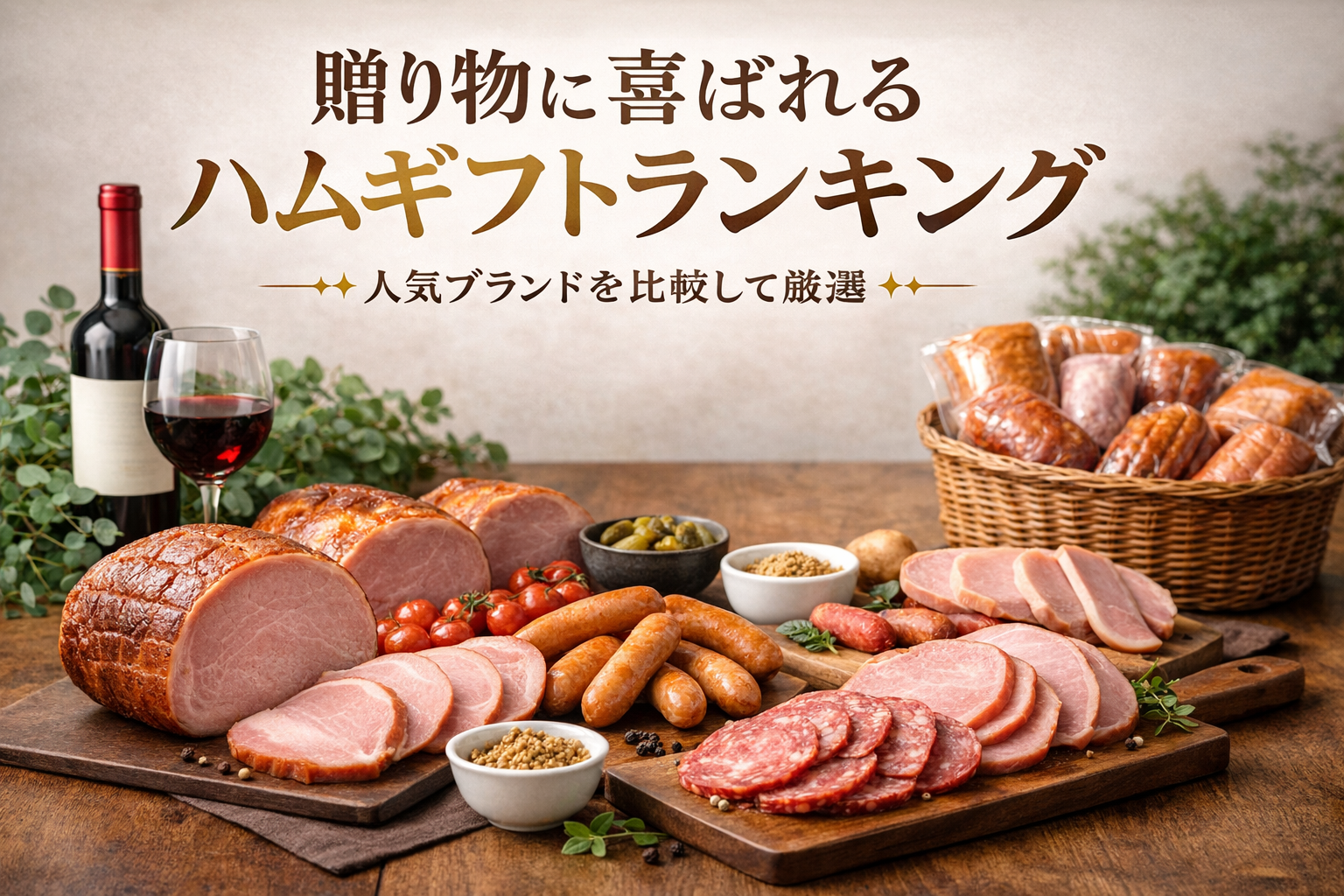 贈り物に喜ばれるハムギフトランキング｜人気ブランドを比較して厳選