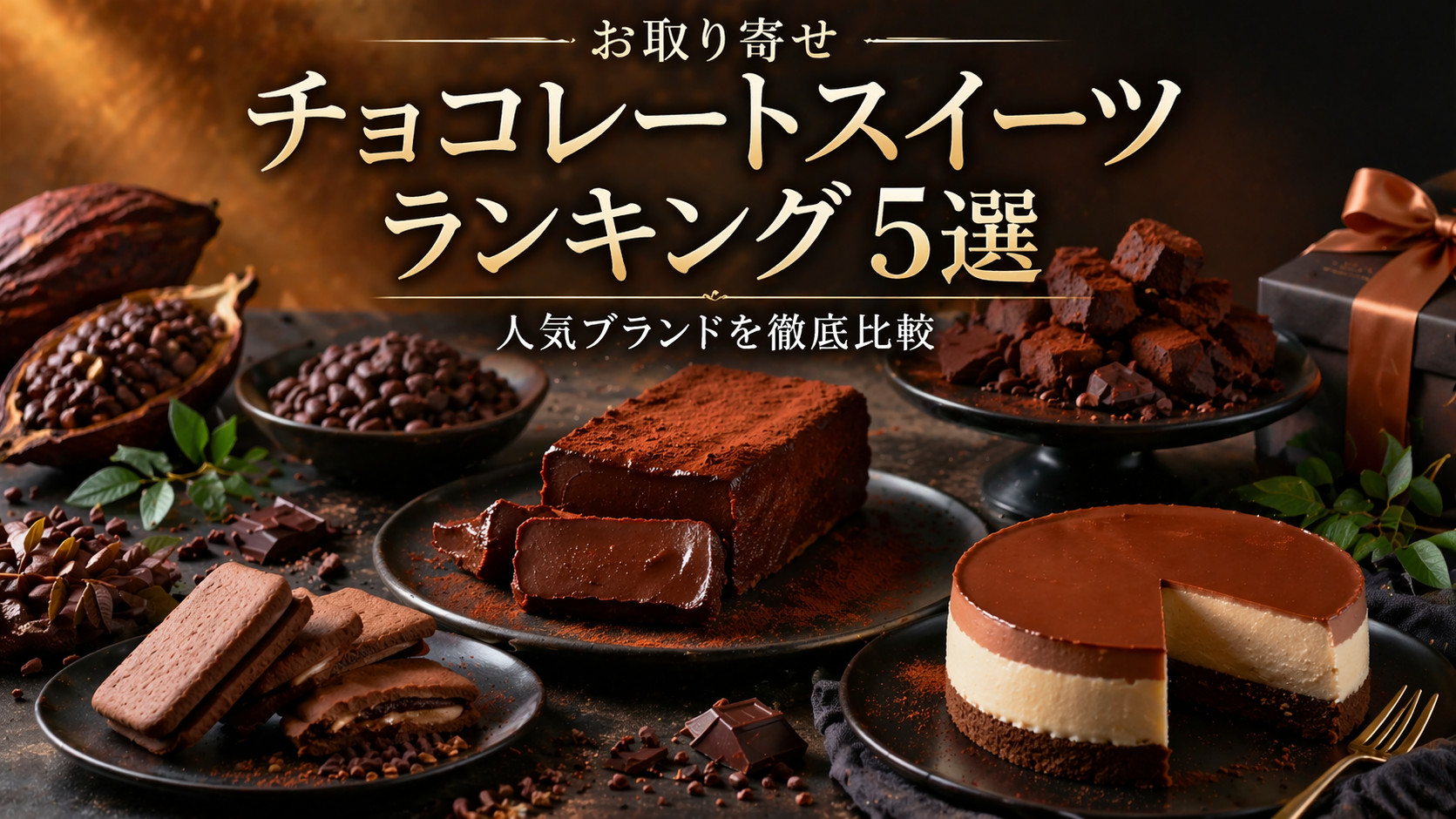お取り寄せチョコレートスイーツランキング5選｜人気ブランドを徹底比較