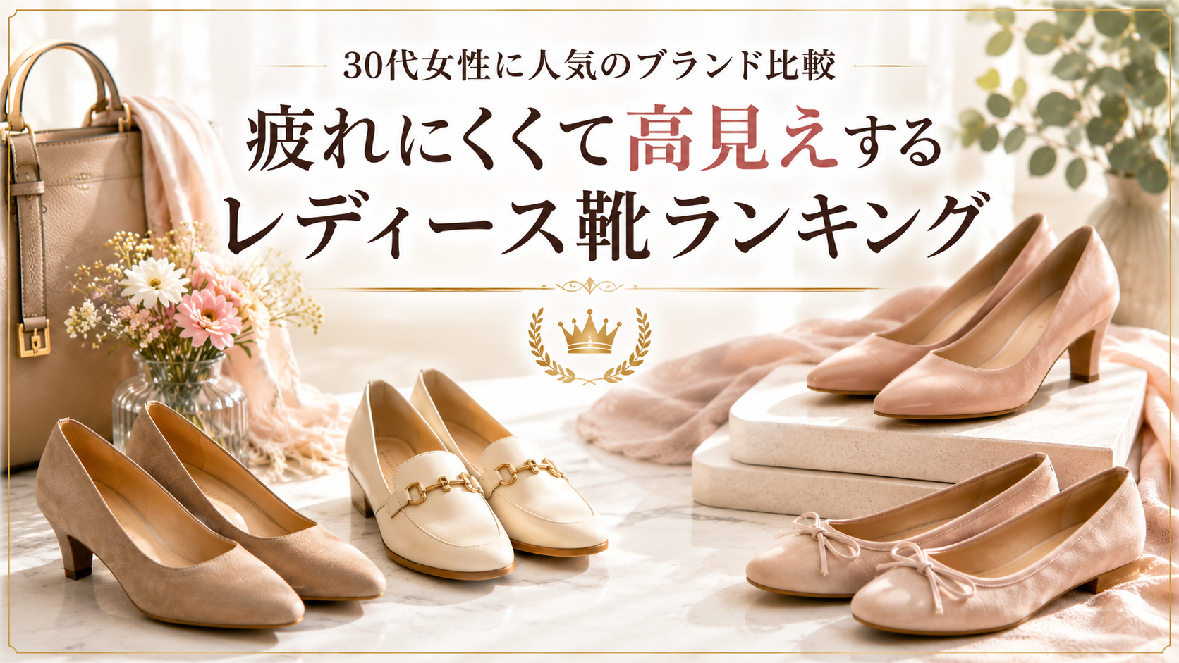 疲れにくくて高見えするレディース靴ランキング｜30代女性に人気のブランド比較